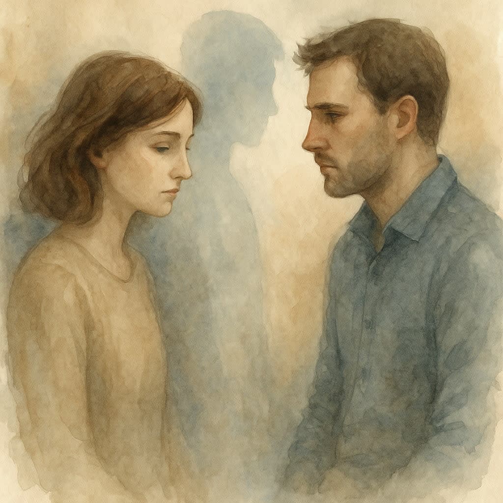 Психотерапія, стосунки, ревнощі, емоційне відновлення — коли між подружжям стоїть тінь минулого. AlmaSpace — психолог Київ.