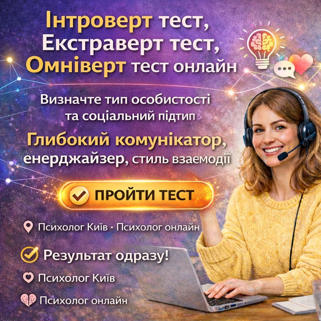 Ваш соціальний темперамент: підтип особистості